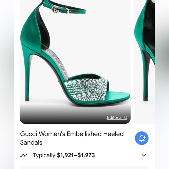 Gucci
100mm crystal-embellished sandals - Picture 5 of 5